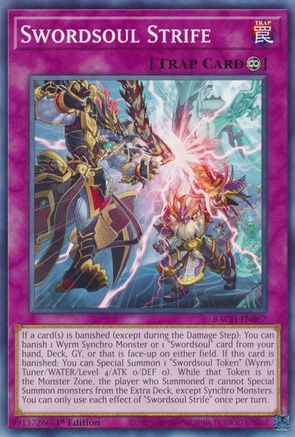 Image of Swordsoul Strife (BACH-EN067) - Battle of Chaos 1st Edition