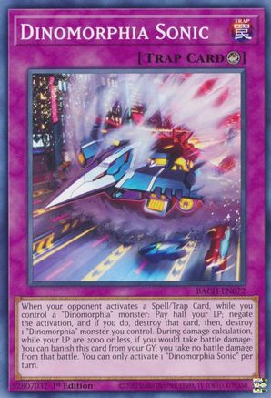 Image of Dinomorphia Sonic (BACH-EN072) - Battle of Chaos 1st Edition