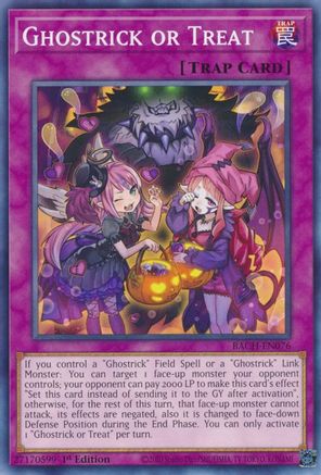 Image of Ghostrick or Treat (BACH-EN076) - Battle of Chaos 1st Edition