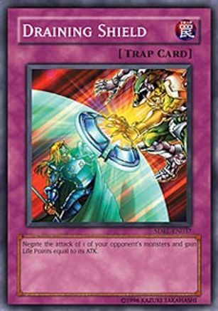 Image of Draining Shield (SDRL-EN037) - Structure Deck: Rise of the Dragon Lords 1st Edition