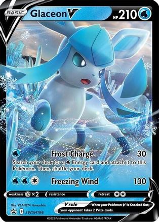 Image of Glaceon V SWSH196  - Holofoil SWSH Sword & Shield Promo Cards - Promo
