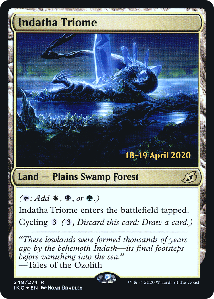 Image of Indatha Triome (PRE-248) - Ikoria: Lair of Behemoths Promos Foil