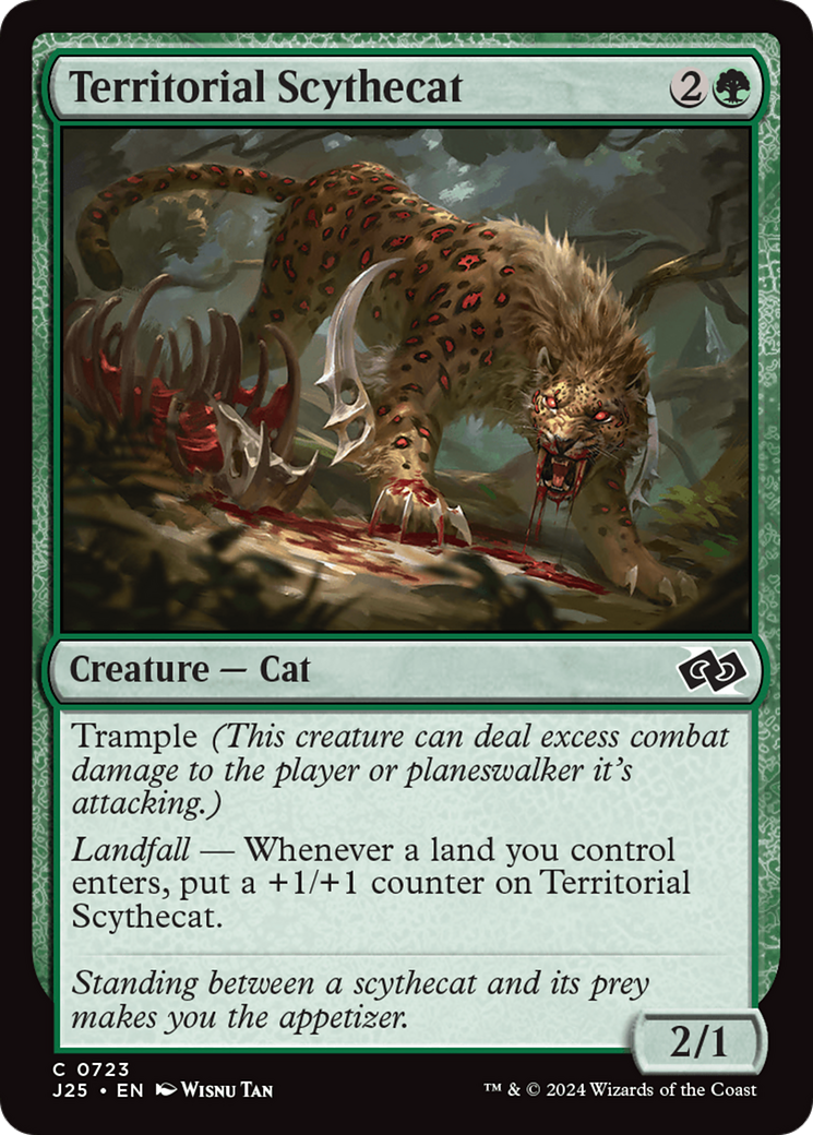 Image of Territorial Scythecat (J25-723) - Foundations Jumpstart