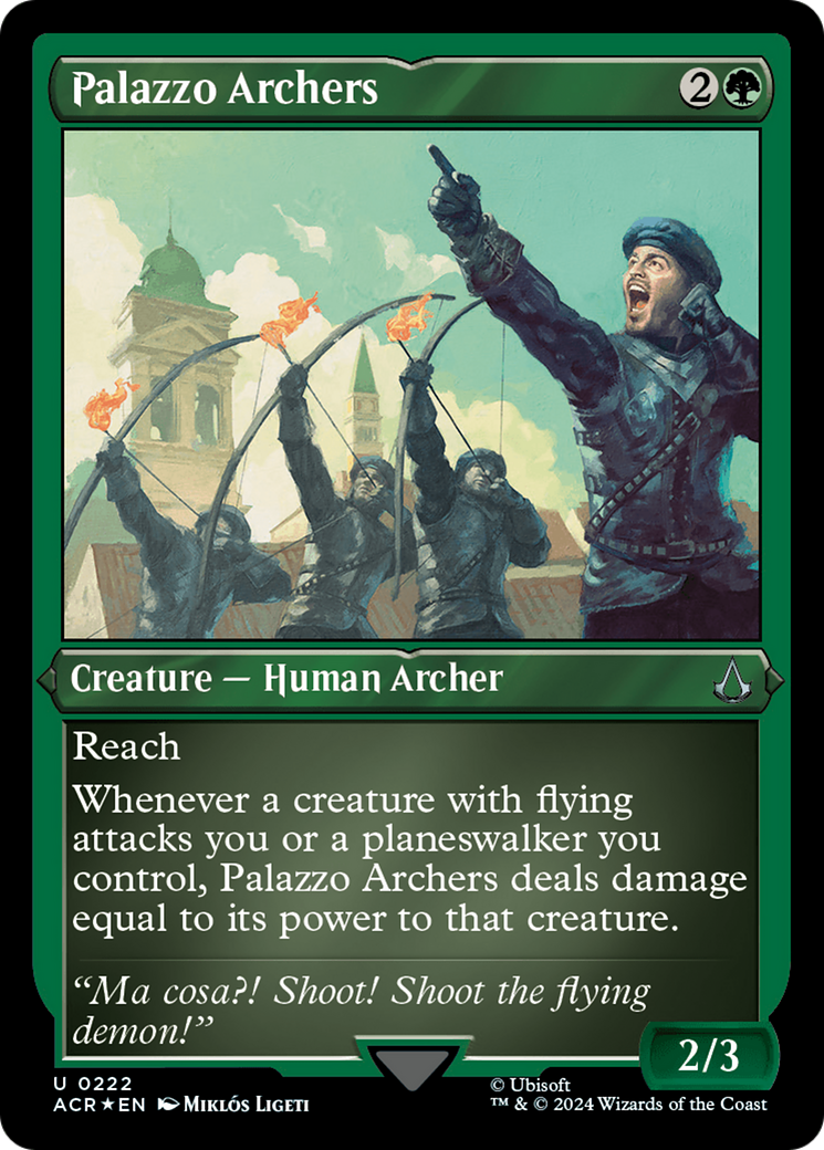 Image of Palazzo Archers (ACR-222) - Assassin's Creed Etched Foil