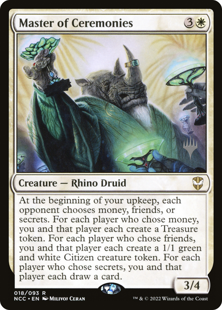 Image of Master of Ceremonies (PPSNC-018) - New Capenna Commander Promos Foil