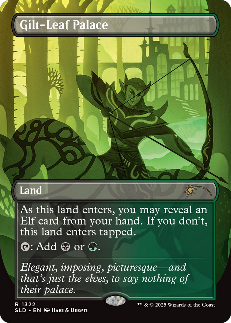 Image of Gilt-Leaf Palace (SLD-1322) - Secret Lair Drop (Borderless)