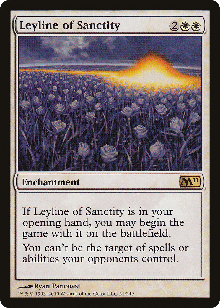Image of Leyline of Sanctity (M11-021) - Magic 2011 Foil
