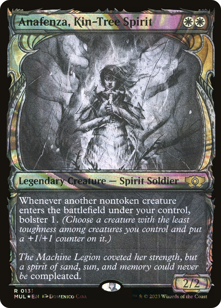 Image of Anafenza, Kin-Tree Spirit (Halo Foil) (MUL-131) - Multiverse Legends: (Showcase) Foil