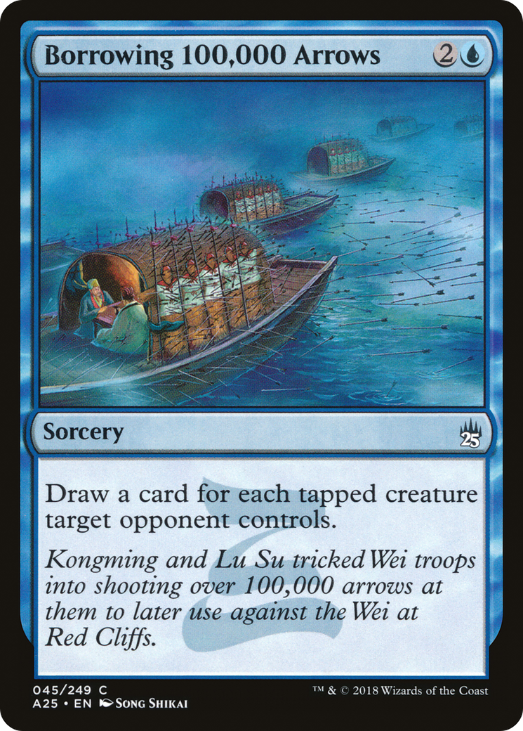 Image of Borrowing 100,000 Arrows (A25-045) - Masters 25 Foil