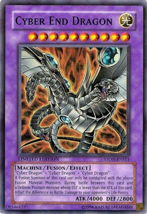 Image of Cyber End Dragon (STON-ENSE1) - Strike of Neos Limited