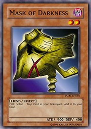 Image of Mask of Darkness (YSDS-EN010) - Starter Deck: Syrus Truesdale 1st Edition