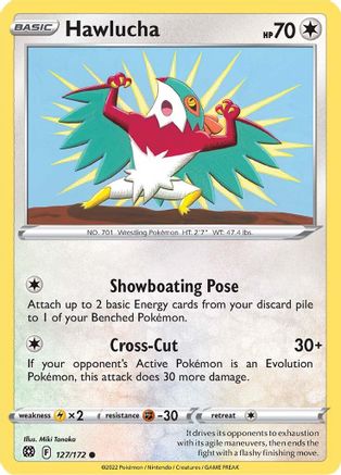Image of Hawlucha 127/172  SWSH09 Brilliant Stars - Common