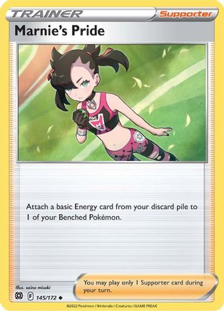 Image of Marnie's Pride 145/172  - Reverse Holofoil SWSH09 Brilliant Stars - Uncommon