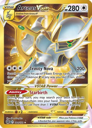 Image of Arceus VSTAR (Secret) (184) 184/172  - Holofoil SWSH09 Brilliant Stars - Secret Rare