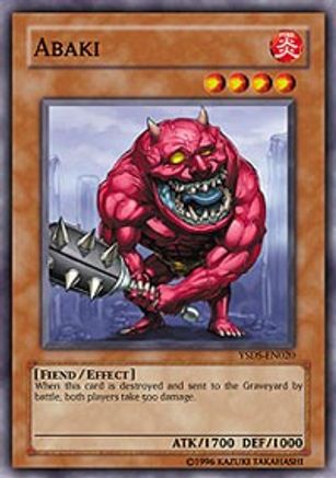 Image of Abaki (YSDS-EN020) - Starter Deck: Syrus Truesdale 1st Edition