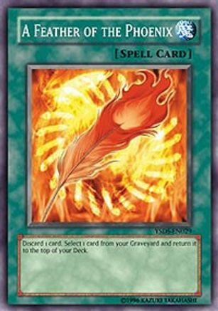 Image of A Feather of the Phoenix (YSDS-EN029) - Starter Deck: Syrus Truesdale 1st Edition