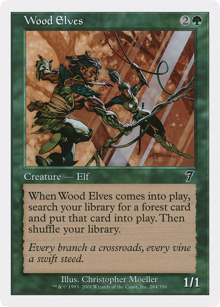 Image of Wood Elves (7ED-284) - 7th Edition