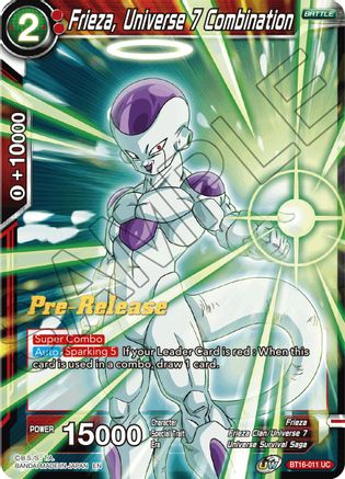 Image of Frieza, Universe 7 Combination (BT16-011) - Realm of the Gods PreRelease Cards