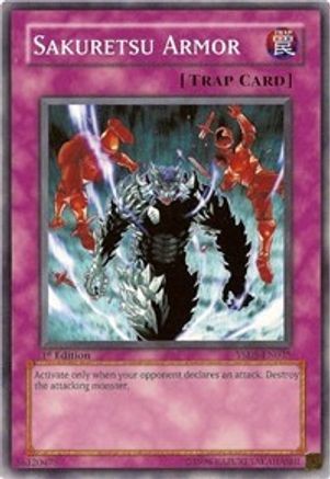Image of Sakuretsu Armor (YSDS-EN035) - Starter Deck: Syrus Truesdale 1st Edition