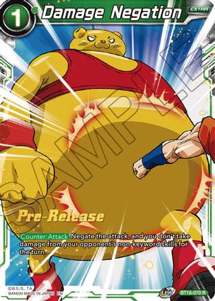 Image of Damage Negation (BT16-070) - Realm of the Gods PreRelease Cards