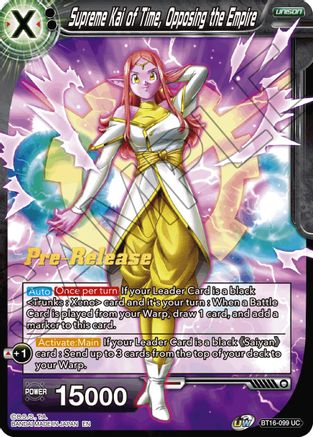 Image of Supreme Kai of Time, Opposing the Empire (BT16-099) - Realm of the Gods PreRelease Cards