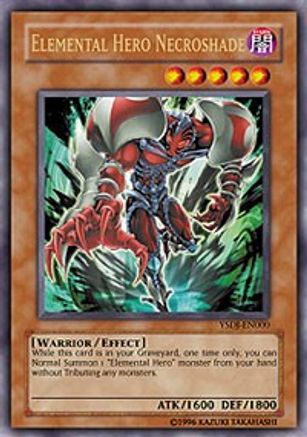 Image of Elemental HERO Necroshade (YSDJ-EN000) - Starter Deck: Jaden Yuki Unlimited