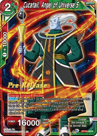 Image of Cucatail, Angel of Universe 5 (BT16-126) - Realm of the Gods PreRelease Cards