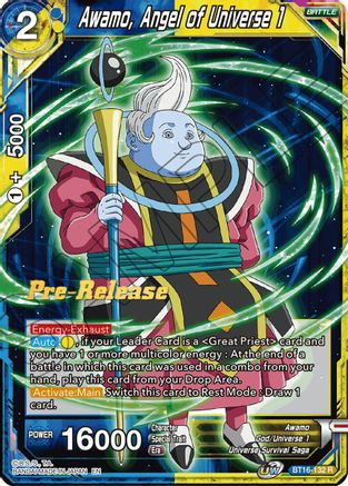 Image of Awamo, Angel of Universe 1 (BT16-132) - Realm of the Gods PreRelease Cards