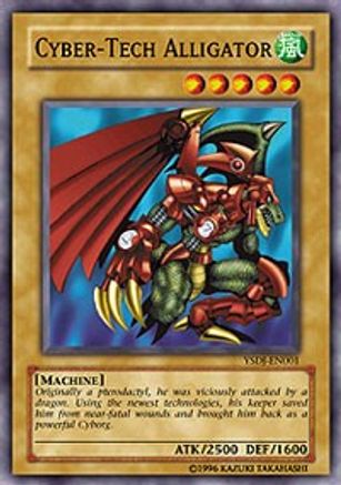 Image of Cyber-Tech Alligator (YSDJ-EN001) - Starter Deck: Jaden Yuki 1st Edition