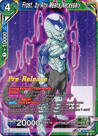 Image of Frost, by Any Means Necessary (BT16-136) - Realm of the Gods PreRelease Cards