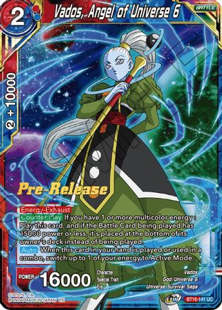 Image of Vados, Angel of the Universe 6 (BT16-141) - Realm of the Gods PreRelease Cards