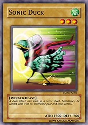 Image of Sonic Duck (YSDJ-EN004) - Starter Deck: Jaden Yuki 1st Edition