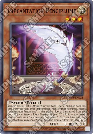 Image of Impcantation Penciplume (OP18-EN021) - OTS Tournament Pack 18 Unlimited