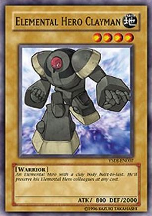 Image of Elemental HERO Clayman (YSDJ-EN007) - Starter Deck: Jaden Yuki Unlimited