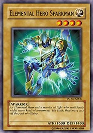 Image of Elemental HERO Sparkman (YSDJ-EN008) - Starter Deck: Jaden Yuki Unlimited