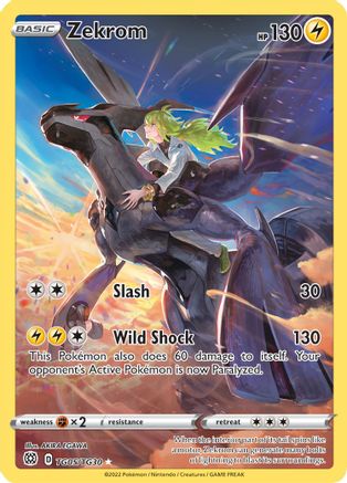 Image of Zekrom TG05/TG30  - Holofoil SWSH09 Brilliant Stars Trainer Gallery - Ultra Rare