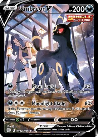 Image of Umbreon V TG22/TG30  - Holofoil SWSH09 Brilliant Stars Trainer Gallery - Ultra Rare