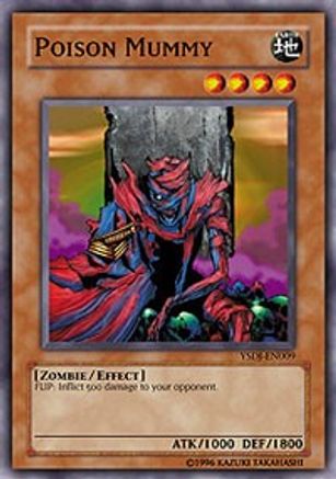Image of Poison Mummy (YSDJ-EN009) - Starter Deck: Jaden Yuki 1st Edition