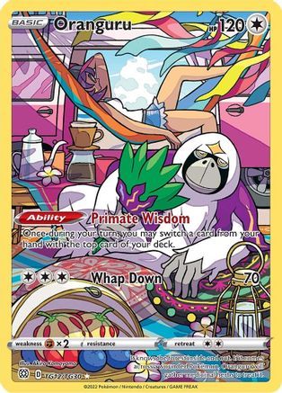 Image of Oranguru TG12/TG30  - Holofoil SWSH09 Brilliant Stars Trainer Gallery - Ultra Rare