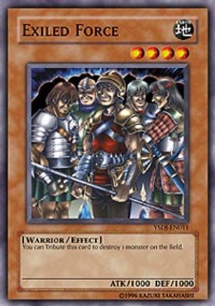 Image of Exiled Force (YSDJ-EN011) - Starter Deck: Jaden Yuki 1st Edition