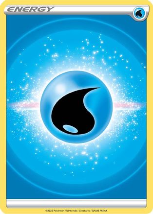 Image of Water Energy (2022 Unnumbered)  - Reverse Holofoil SWSH09 Brilliant Stars - Common