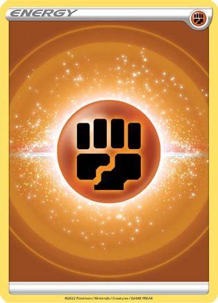 Image of Fighting Energy (2022 Unnumbered)  - Reverse Holofoil SWSH09 Brilliant Stars - Common