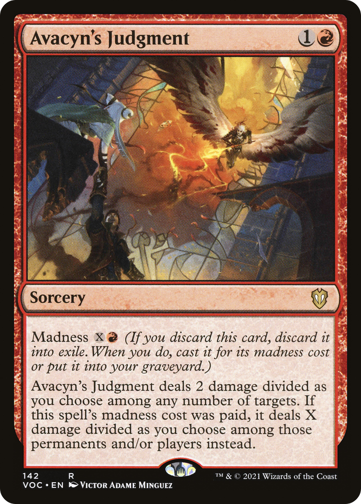 Image of Avacyn's Judgment (VOC-142) - Crimson Vow Commander