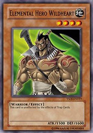 Image of Elemental HERO Wildheart (YSDJ-EN019) - Starter Deck: Jaden Yuki 1st Edition