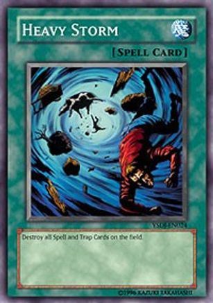 Image of Heavy Storm (YSDJ-EN024) - Starter Deck: Jaden Yuki 1st Edition