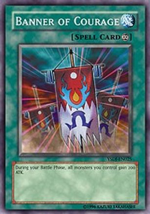 Image of Banner of Courage (YSDJ-EN025) - Starter Deck: Jaden Yuki 1st Edition