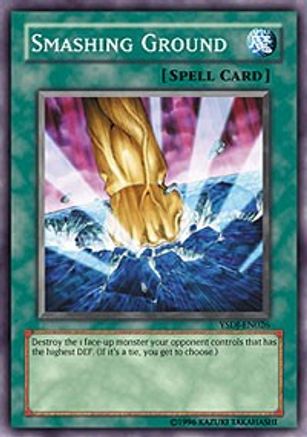 Image of Smashing Ground (YSDJ-EN026) - Starter Deck: Jaden Yuki 1st Edition