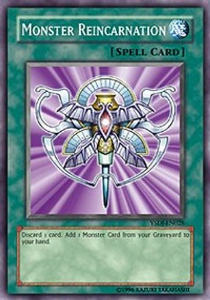 Image of Monster Reincarnation (YSDJ-EN028) - Starter Deck: Jaden Yuki Unlimited