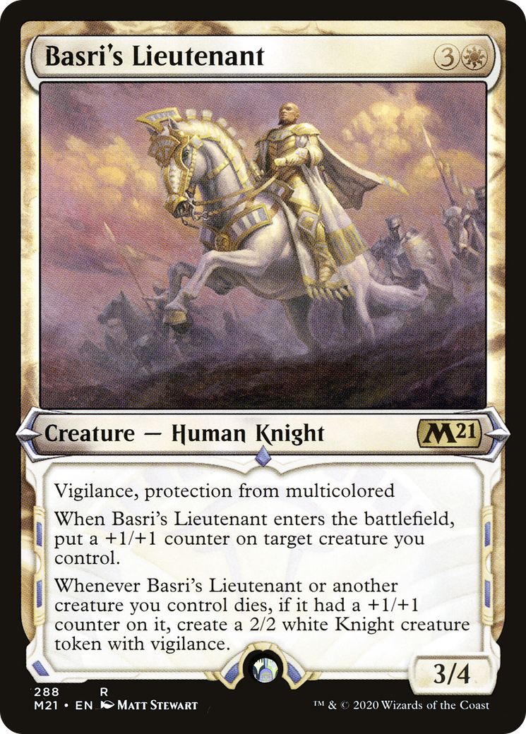 Image of Basri's Lieutenant (Showcase) (M21-288) - Core Set 2021: (Showcase) Foil