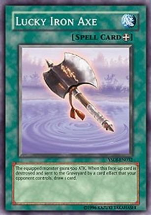 Image of Lucky Iron Axe (YSDJ-EN032) - Starter Deck: Jaden Yuki Unlimited